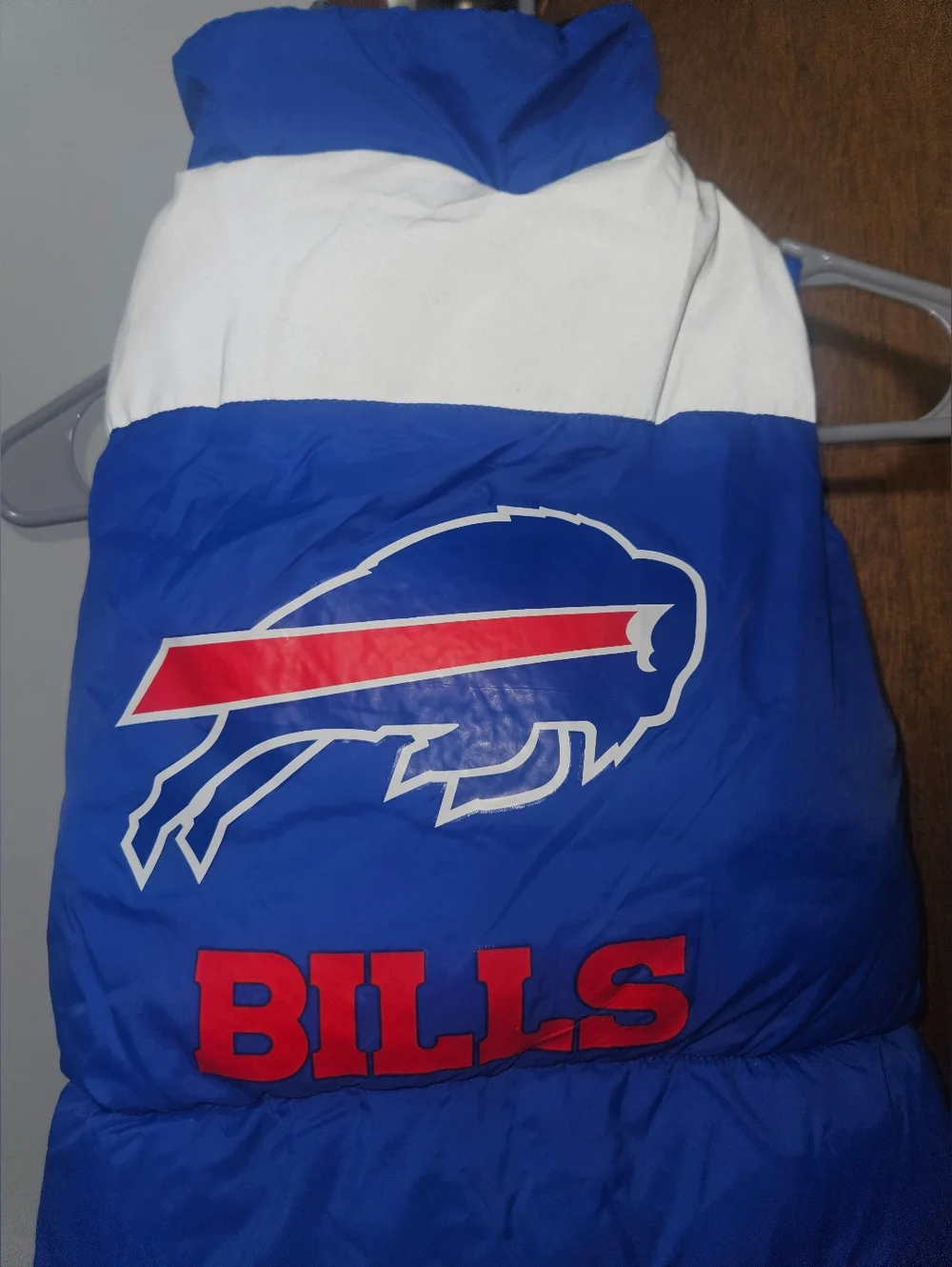 NWT NFL Buffalo Bills Football Pet Parka Puffer Vest Size XL Dog